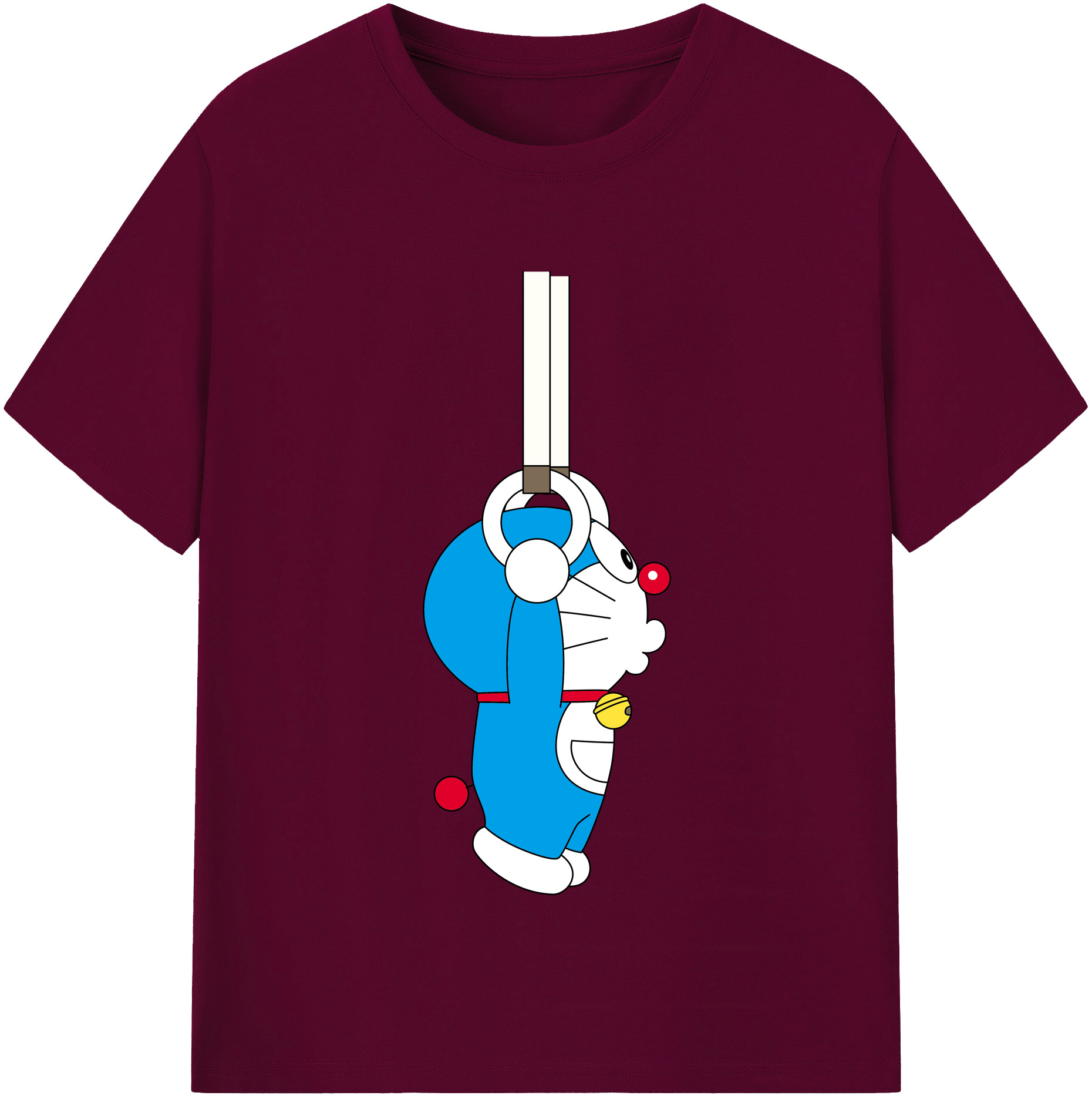 （画像用） ドラえもん Doraemon レディースカジュアルプリントTシャツ（綿100％）